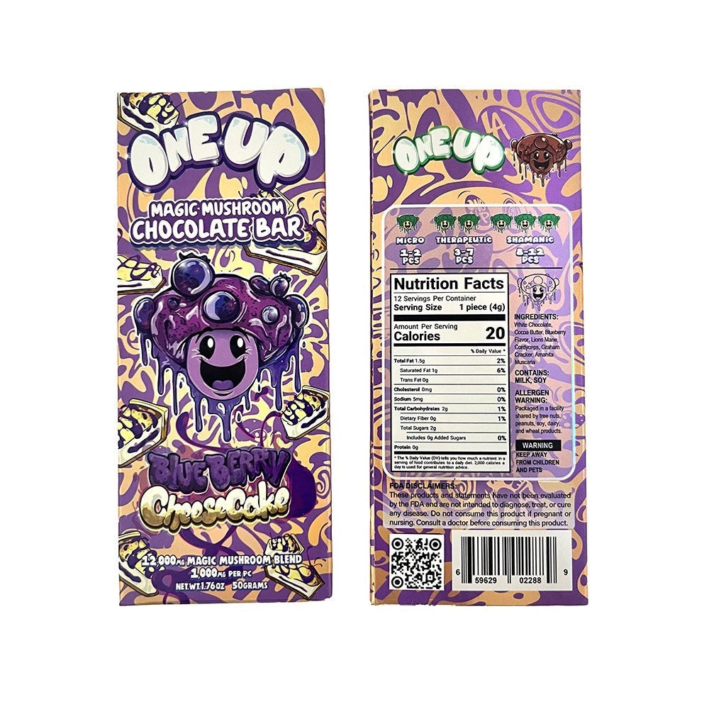 One Up Magic Mushroom Chocolate Bar